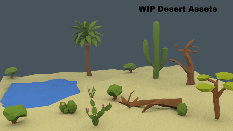 WIP of future desert level