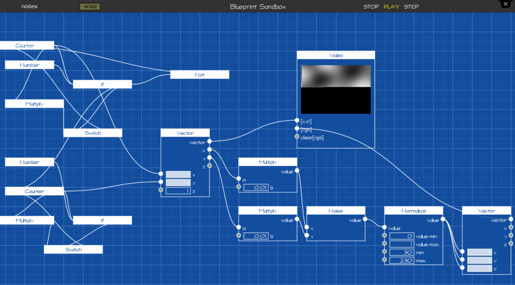 Drawing 2D noise to the video node