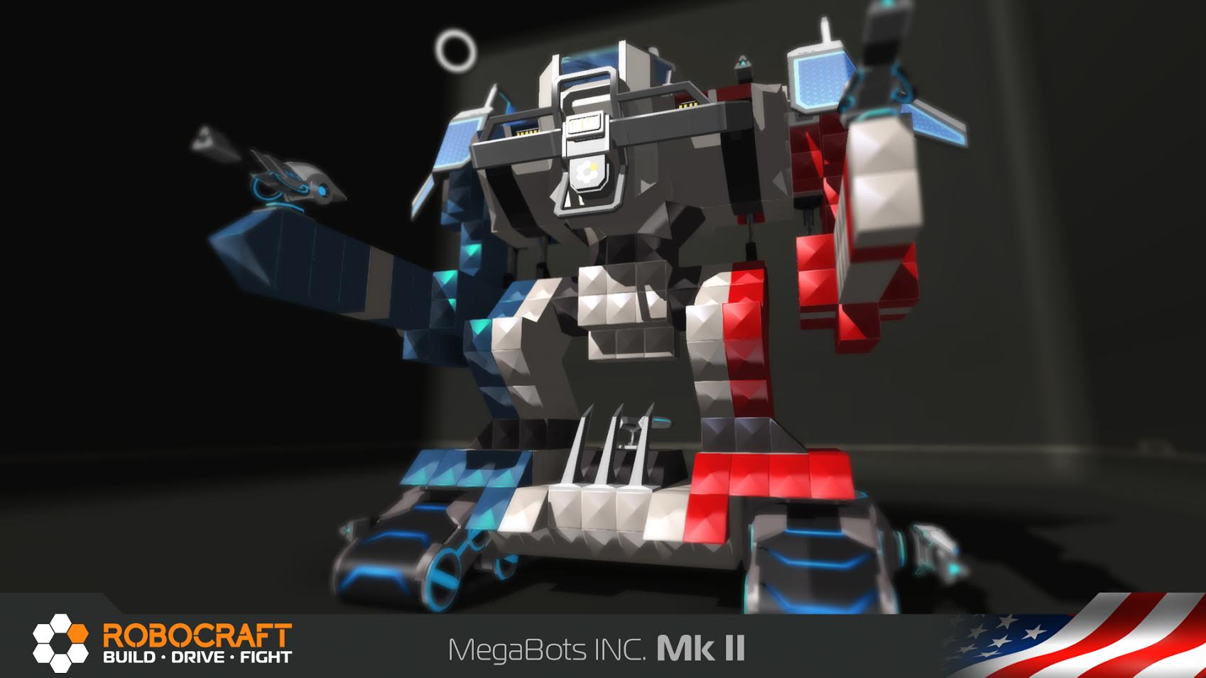 Fight or Kite: Classic Robocraft is a mashup of a Minecraftian  block-builder and arena brawler