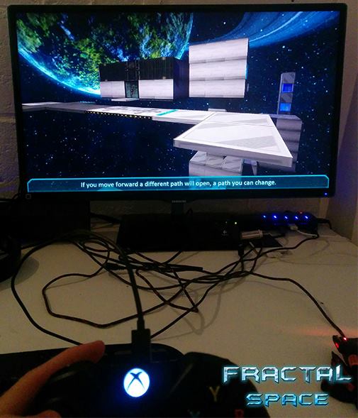 Fractal Space with Xbox One Controller