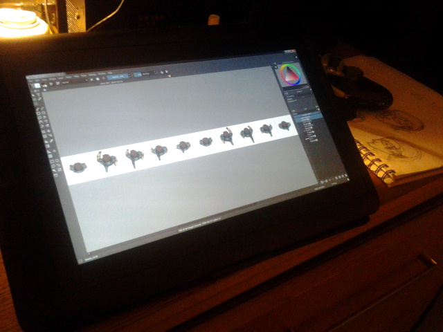 Cintiq 13HD + Krita Workflow 