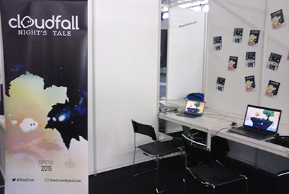 Cloudfall Reboot Infogamer 2014 booth