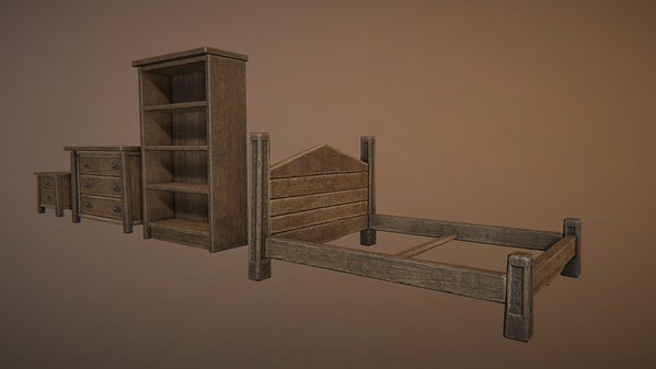 Worn furniture for the game Fictorum