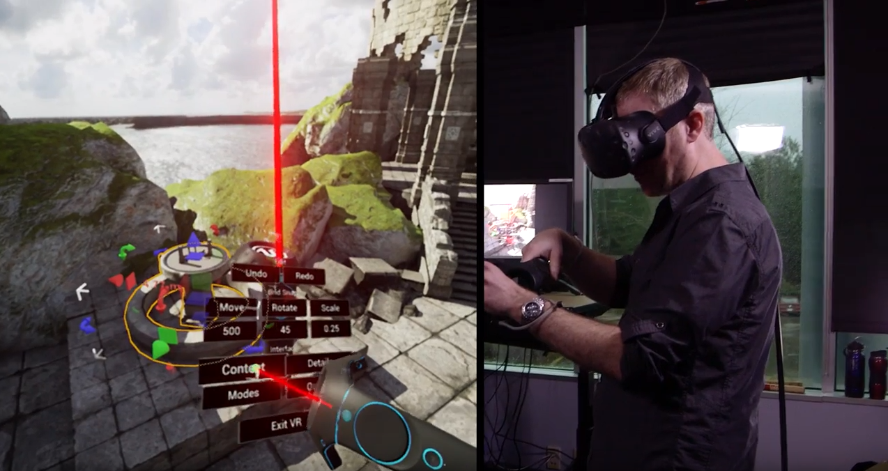 Unreal Engine Now Lets Developers Create VR Games In VR news Indie DB
