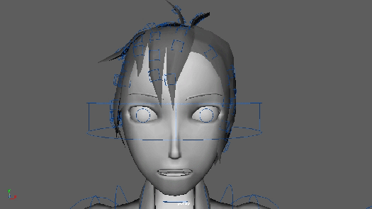 Rigging the hair