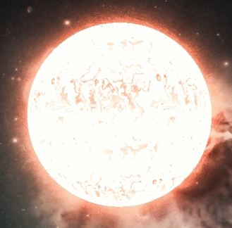 Main sequence star, procedurally generated