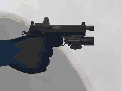 Pistol with barrel translation and tilt