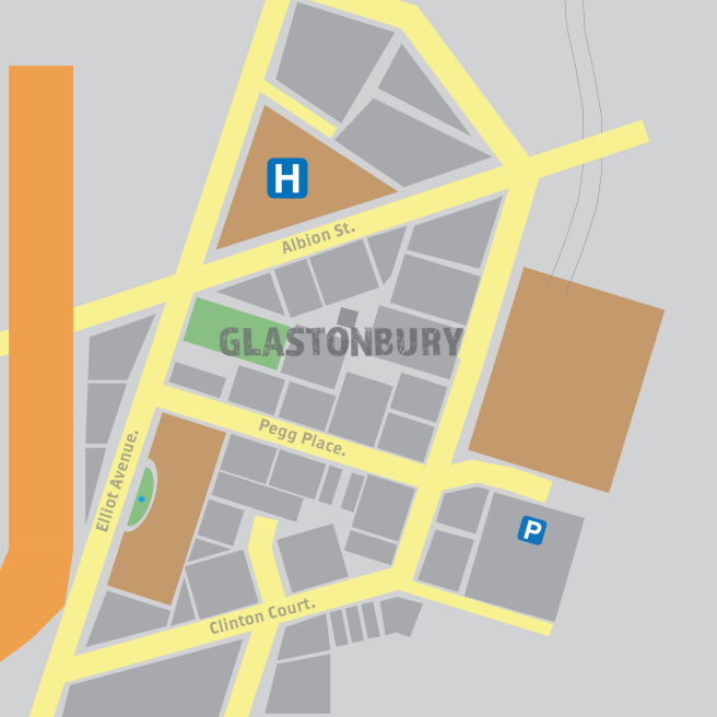 glastonburymap