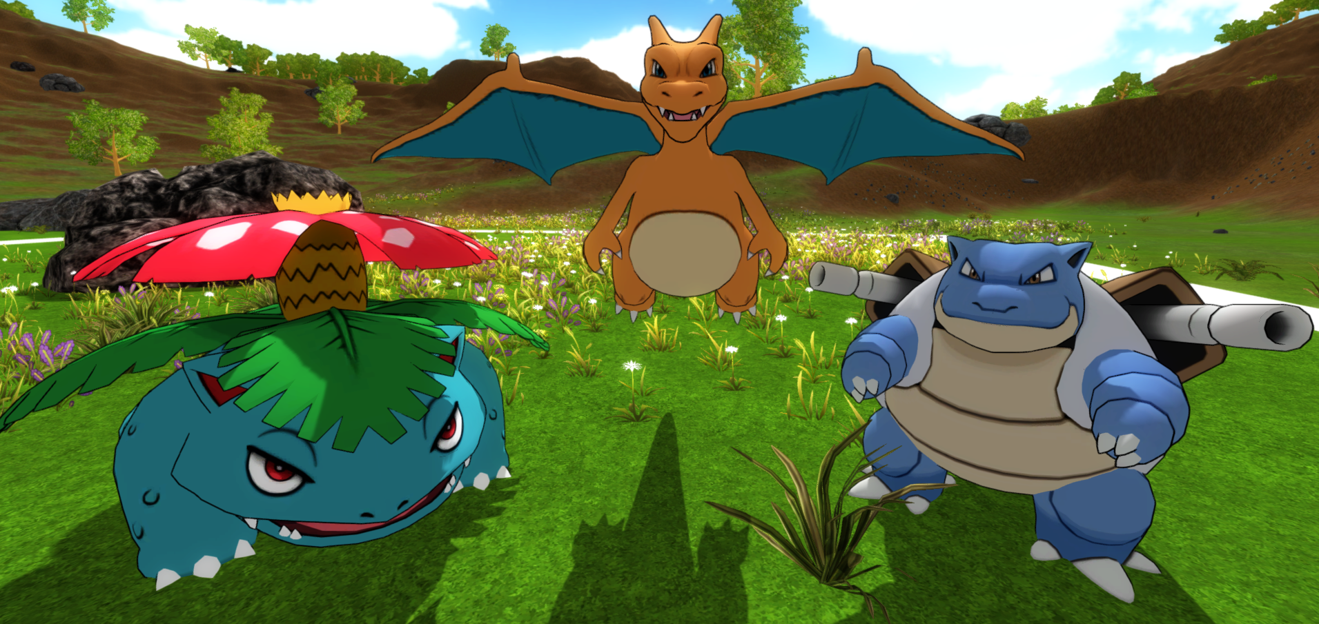 charizard vs blastoise vs venusaur