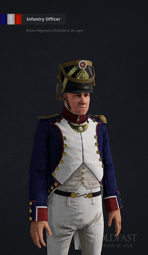 Holdfast NaW - Infantry Officer (85ème Régiment d'Infanterie de Ligne)