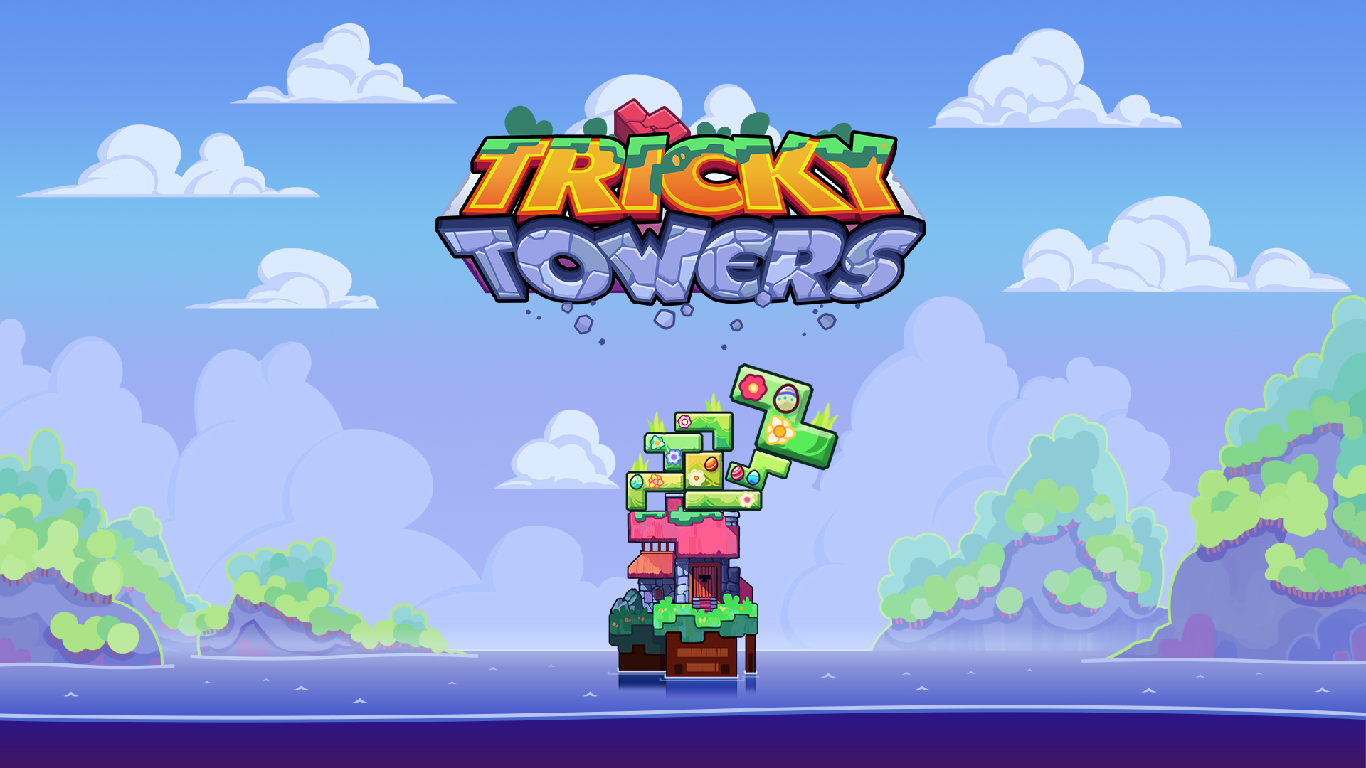 Tricky towers. Трики товерс. Игра трики Тауэрс. Трики Таверс фон. Tricky Towers башня.