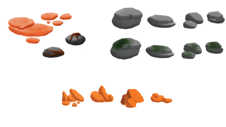 reworked concepts rocks floatlands