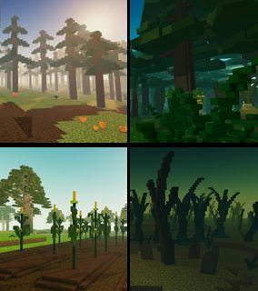 Some biomes you will explore