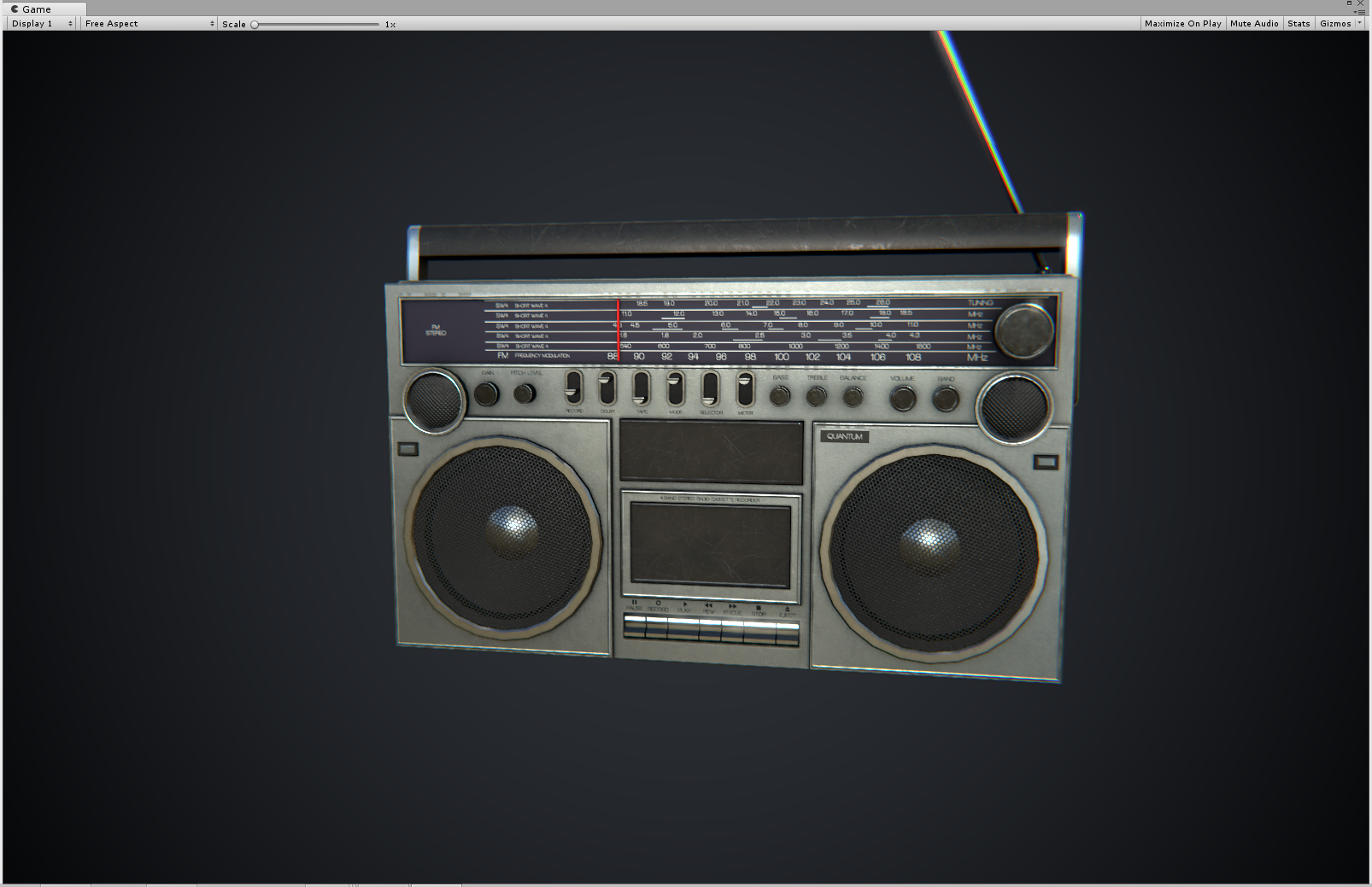 Boom Box 3D Art Asset news - The Answer is Never! - IndieDB