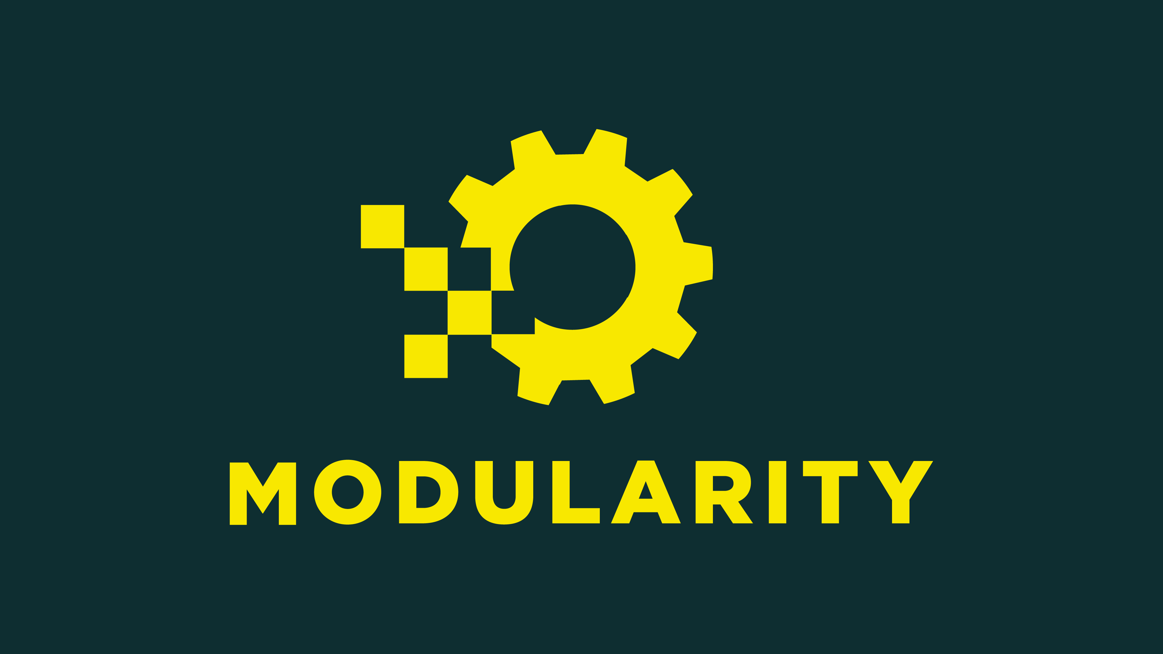 modularity logo top color