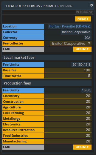 Fee limitations