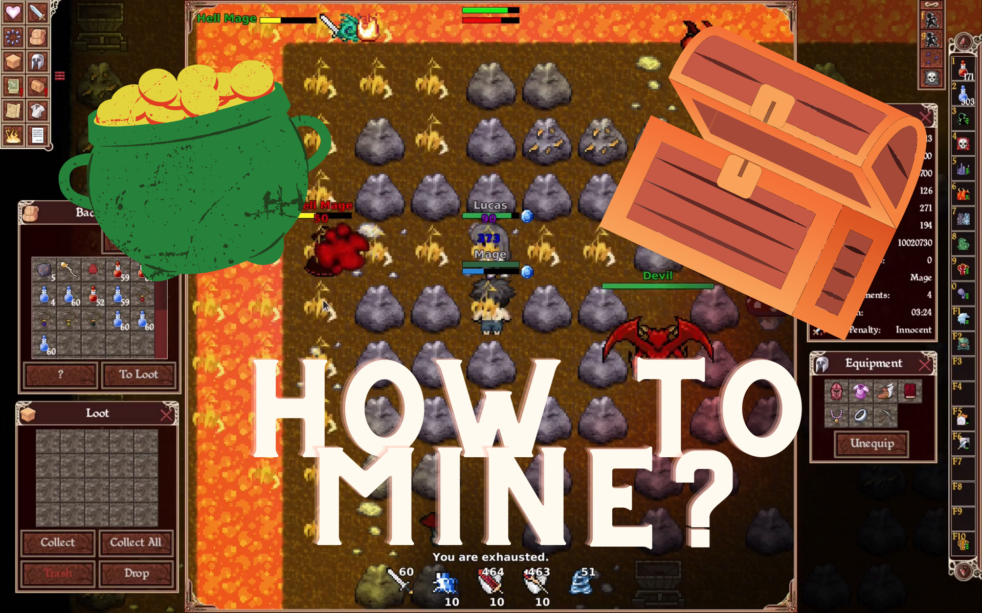 Treasure Miner Free - a 2d mining adventure::Appstore for Android