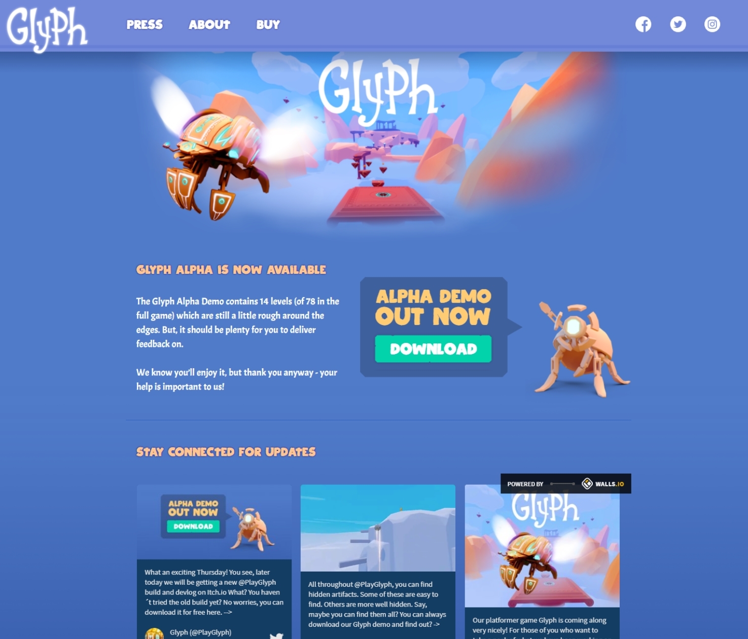 Glyph - New landing page