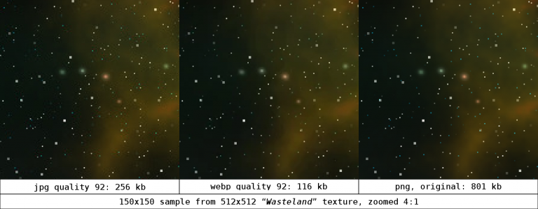 JPEG WebP comparison.