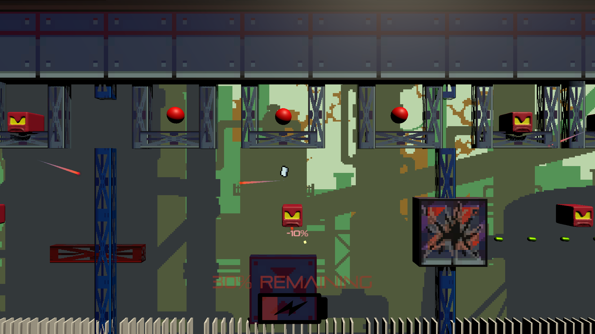 Screenshot of one of our new levels!