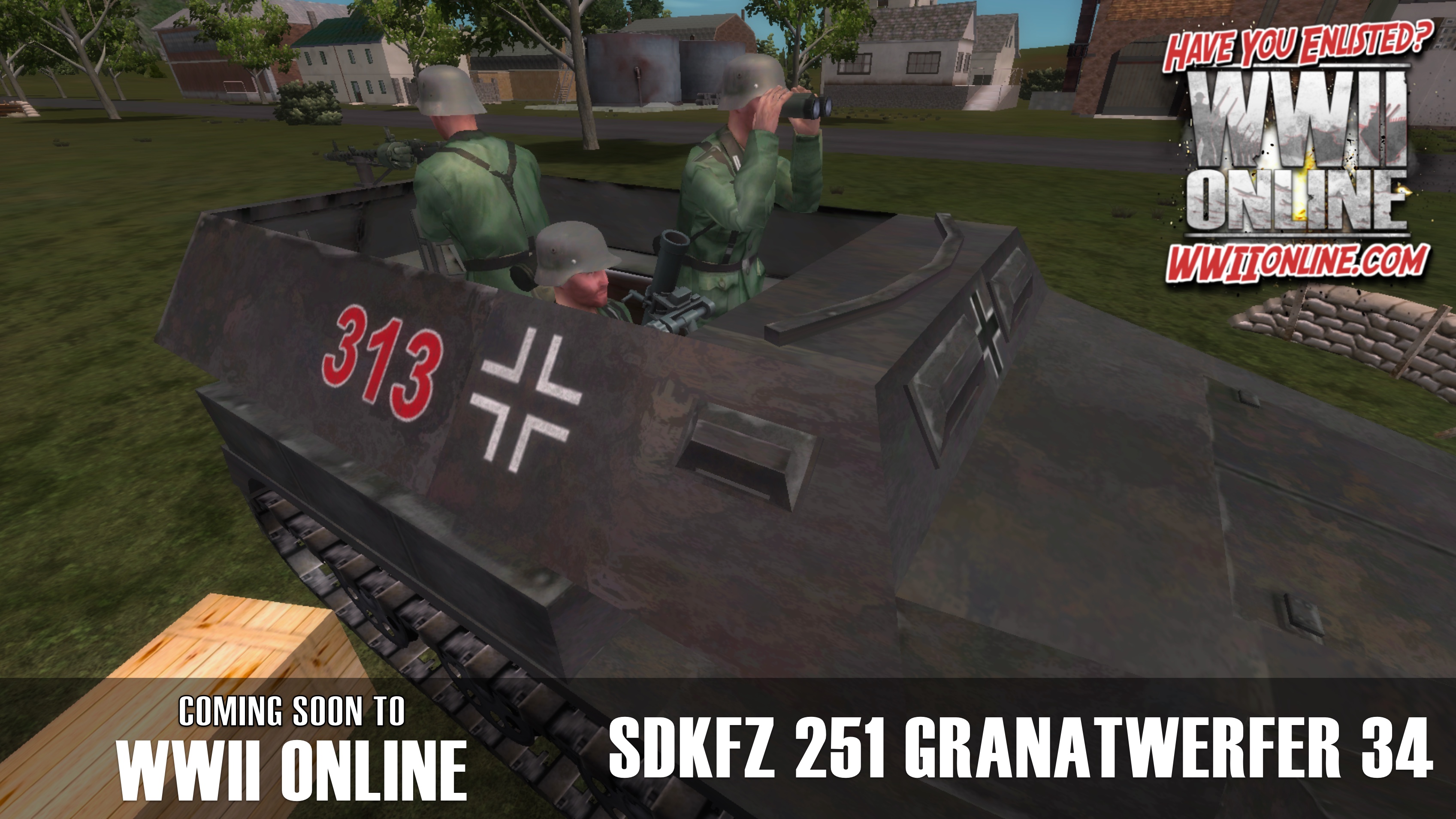 Granatwerfer 34 on the Skdfz 251 HT