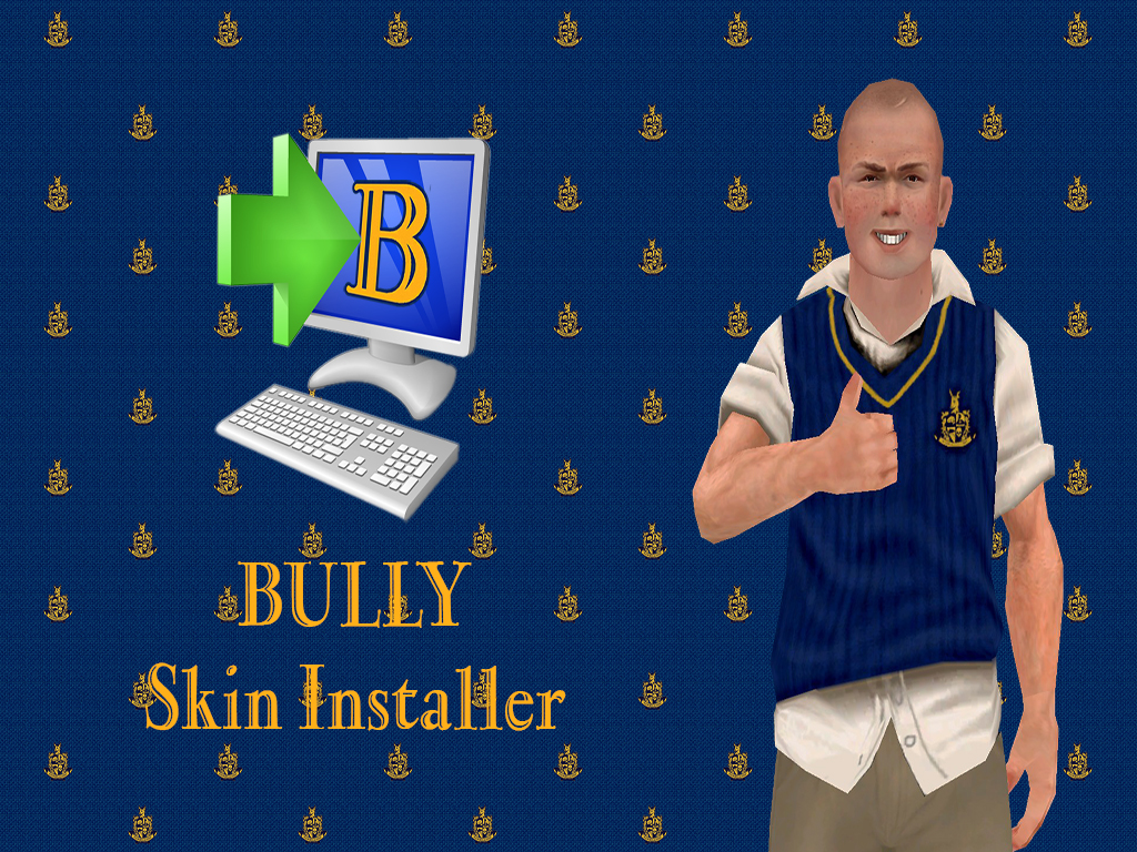 Install skins. Булли scholarship Edition Mod. Installer Bully. Bully Skins. Bully Skinhead.
