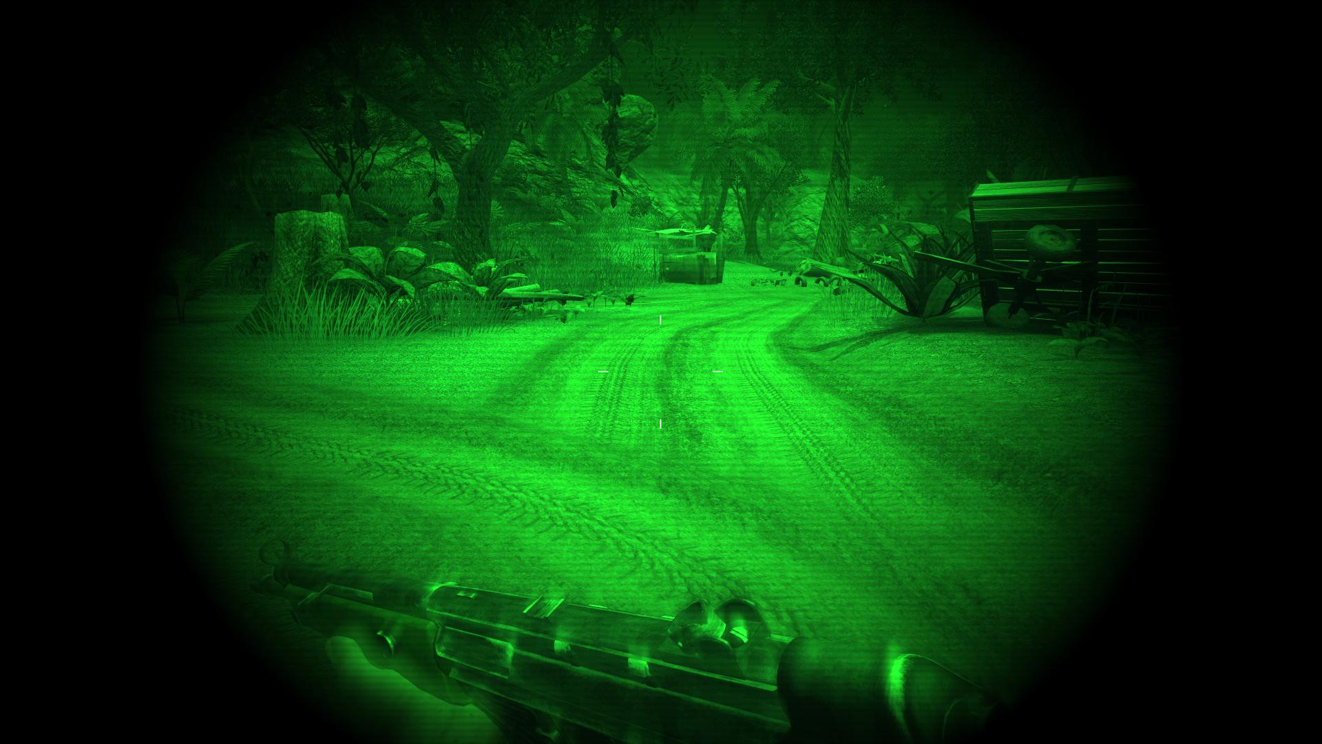 Screen starlight night vision. ПНВ far Cry 1. Прибор ночного видения фотоэффект. Спектр ночного видения. Stalker ПНВ Green.