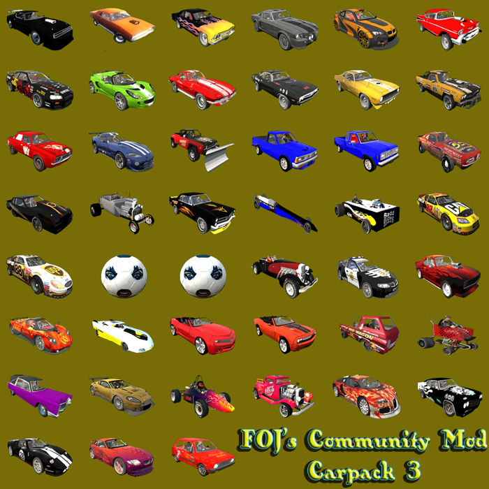 Паки модс. FLATOUT 2 cars. FLATOUT 3 машины. FLATOUT 1 all cars. FLATOUT 2 car Pack.