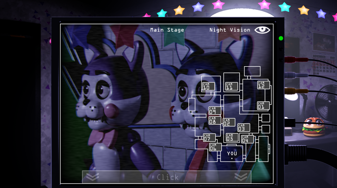 five nights at candys 3 new game screen