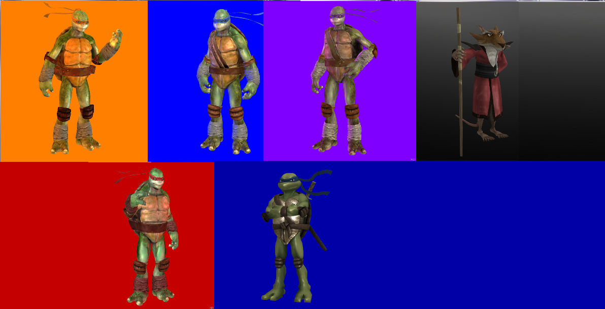 tmnt 3d model