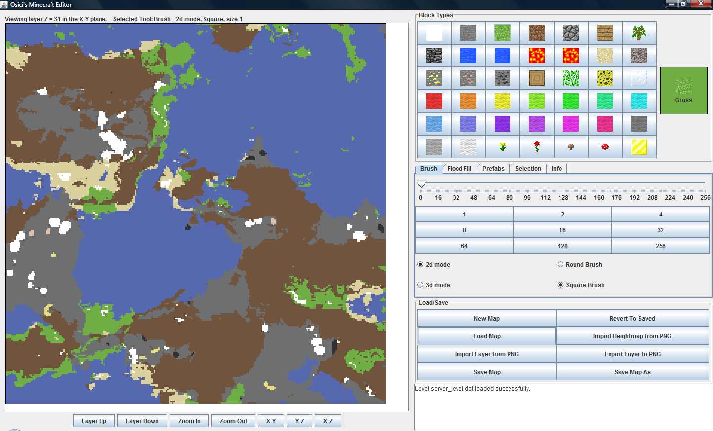 Minecraft 2D Minecraft Map