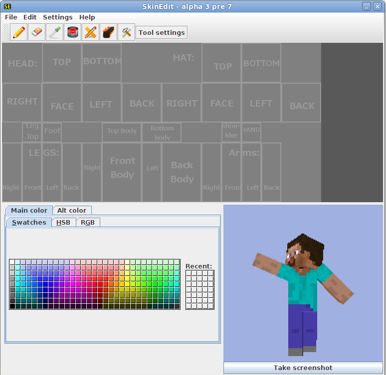 Minecraft SkinEdit for Mac - Download