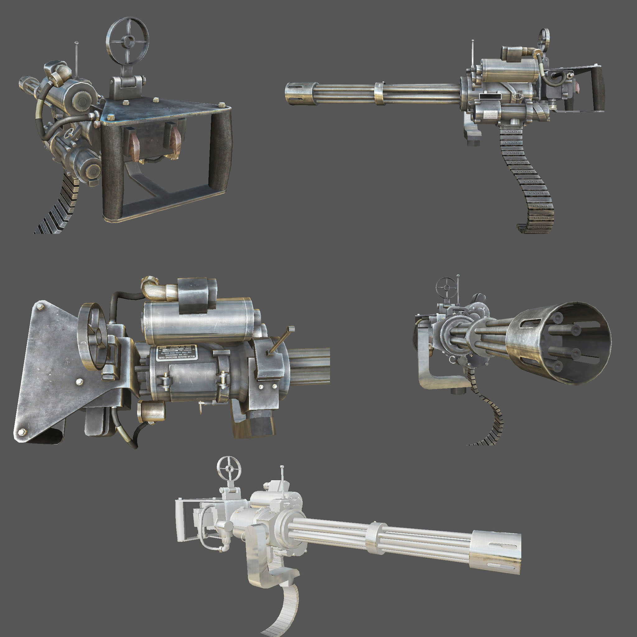 my m134 gatling minigun, weapons, model, downloads, customize, mods, single...