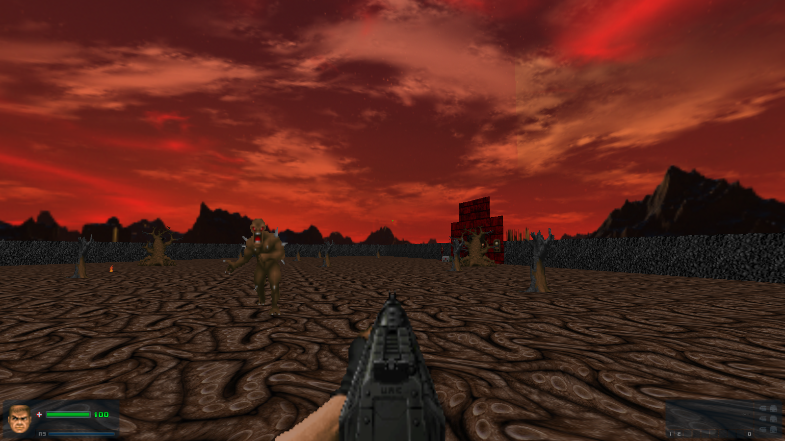 Дум какого года. Doom 2 Skybox.