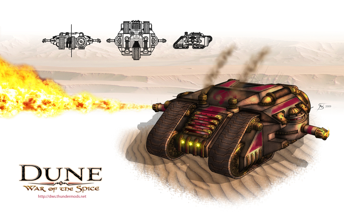 Harkonnen Dragon Tank Image Dune War Of The Spice Indie Db