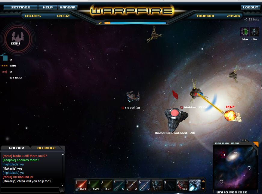 WarpFire Web game - IndieDB