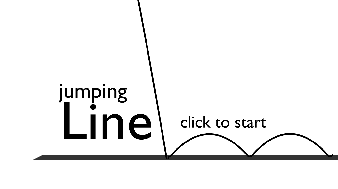 tokota jumping line art