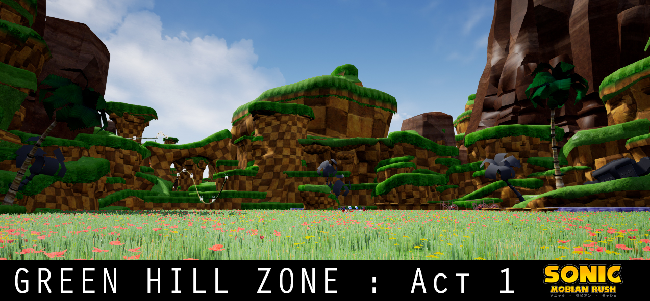 Green Hill Zone Act 2 Progress image - Sonic Mobian Rush - Mod DB