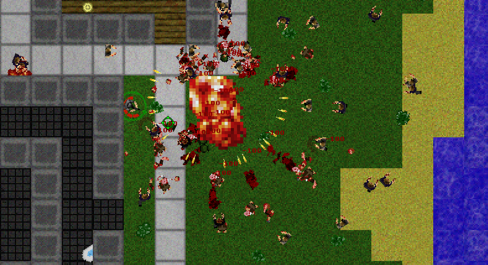 More Top Down Zombie Killing Chaos! image - Over 9000 Zombies!
