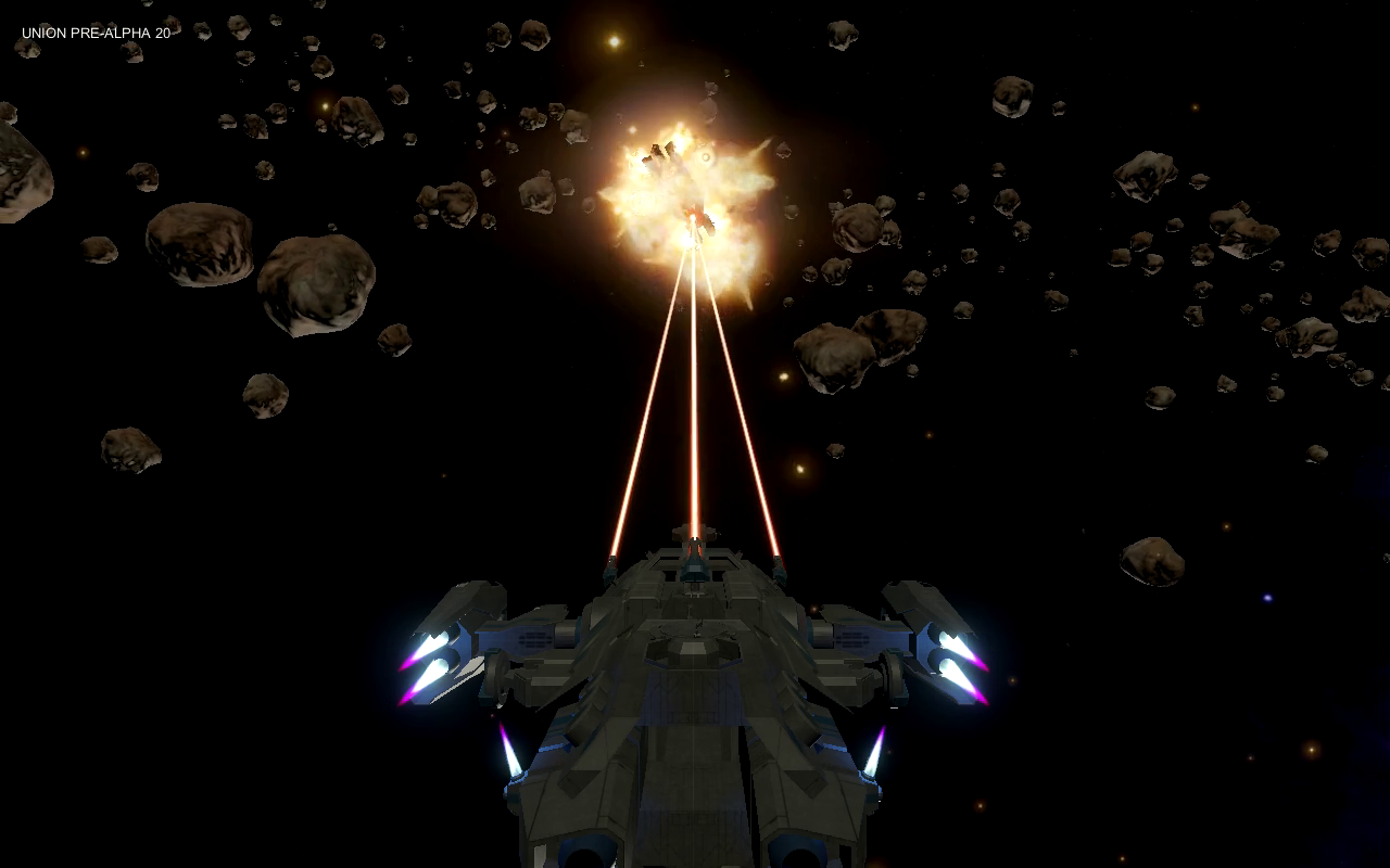 A Kite class frigate exploding