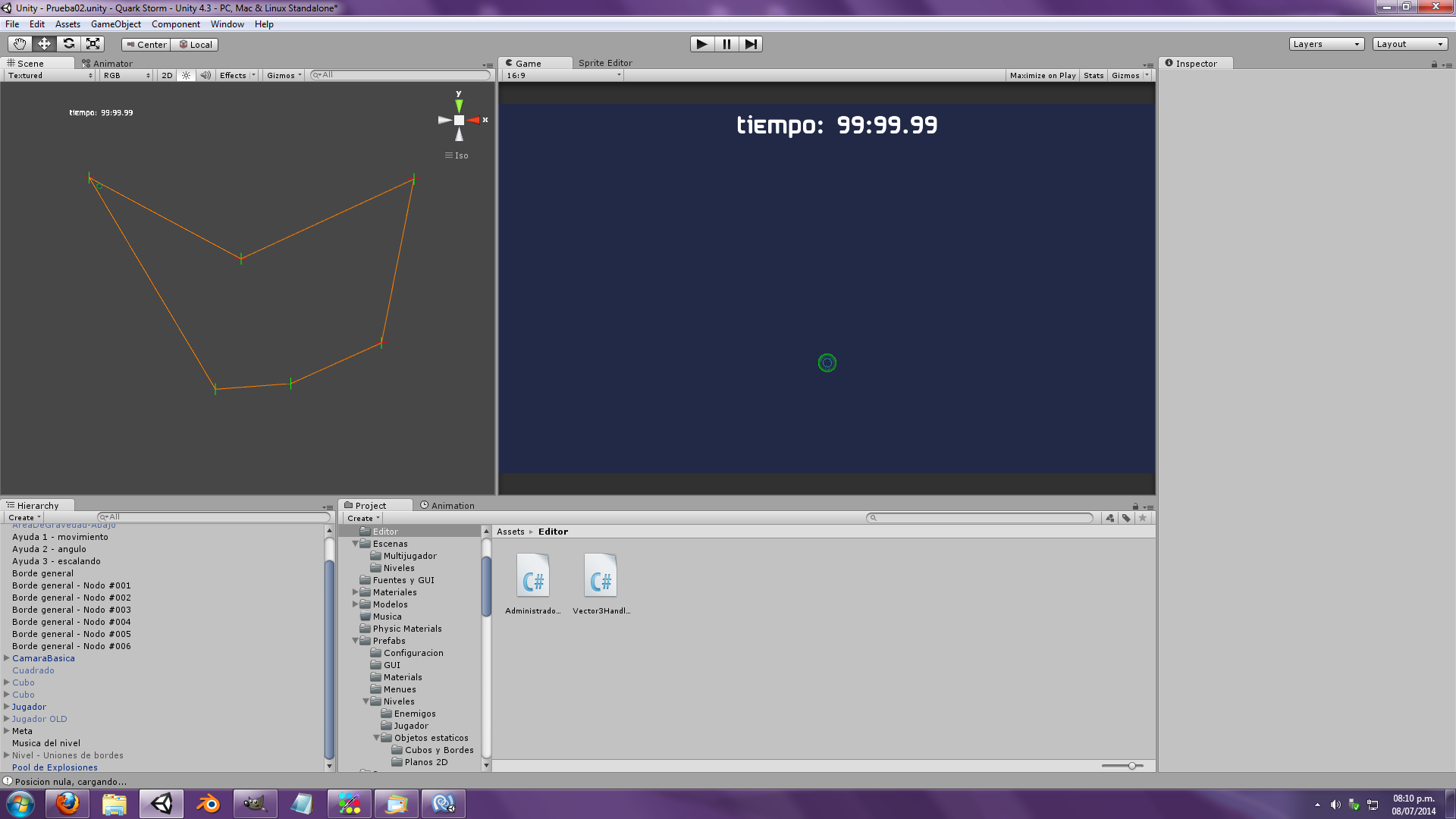 Quark Storm update screenshot - Bezier curve system 01