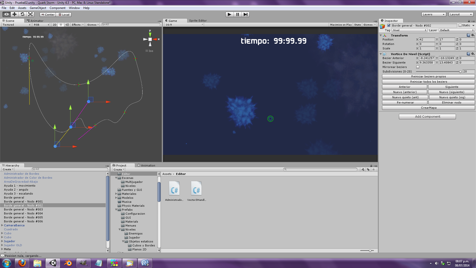 Quark Storm update screenshot - Bezier curves #2