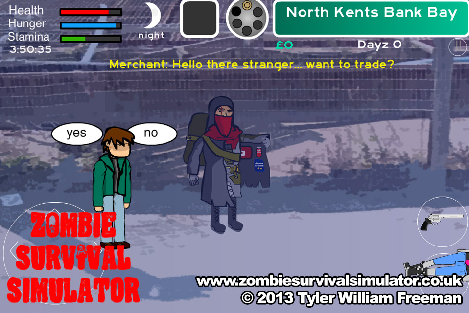 Beta Screenshot - Travelling Merchant image - Zombie Survival Simulator