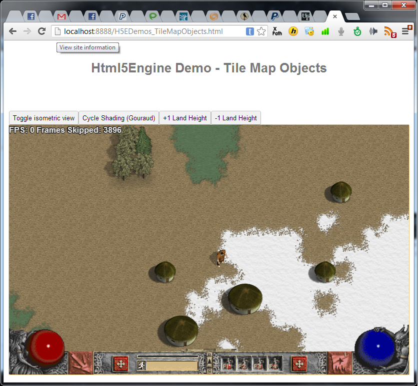 Top-Down HTML5 Graphics Test