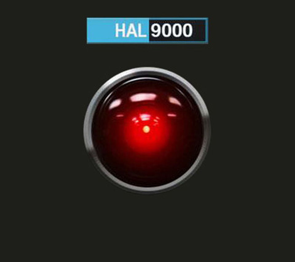 font used for hal 9000 computer badge