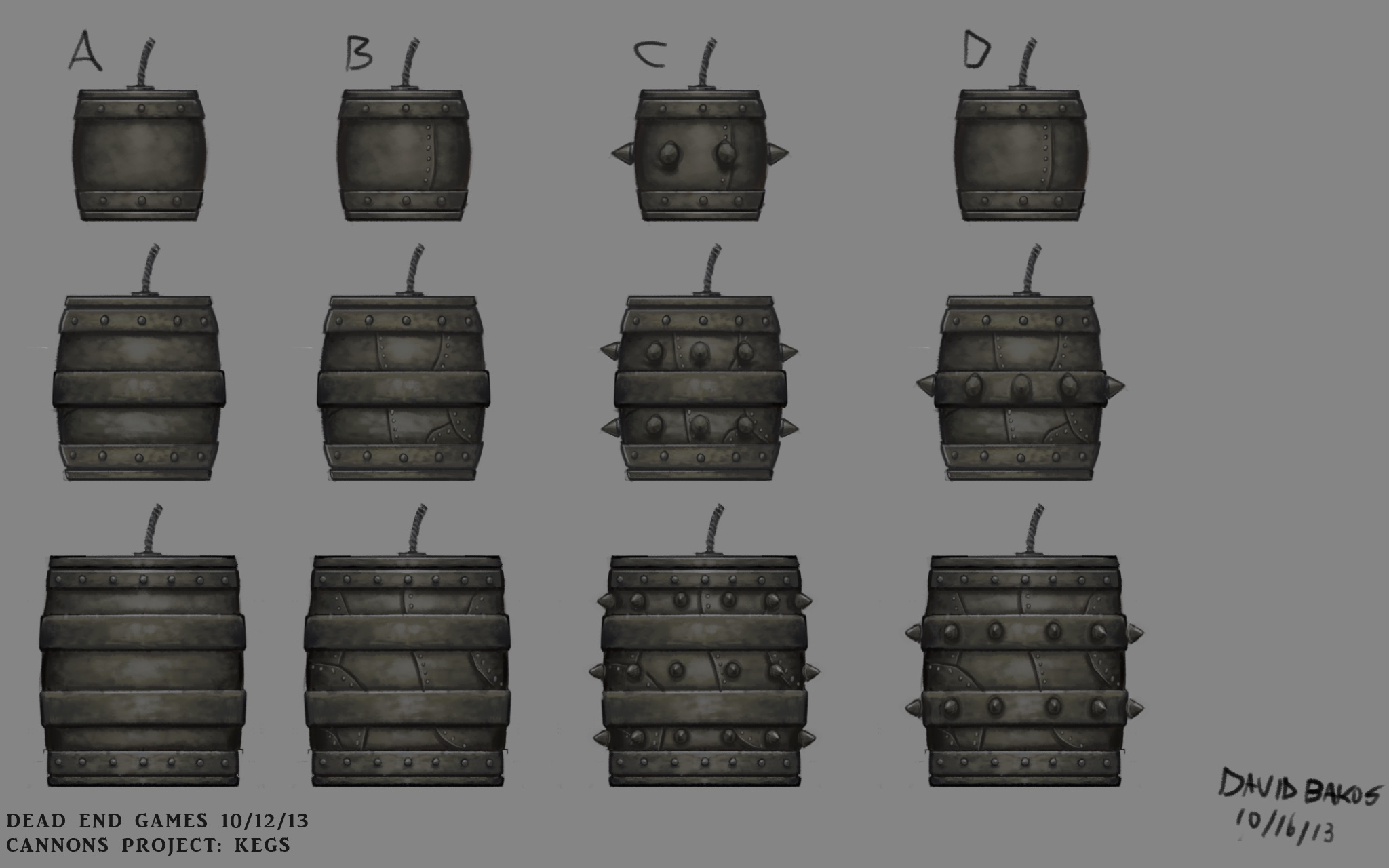 Metal Powder Kegs Image - Cannon Blaster! - Indiedb