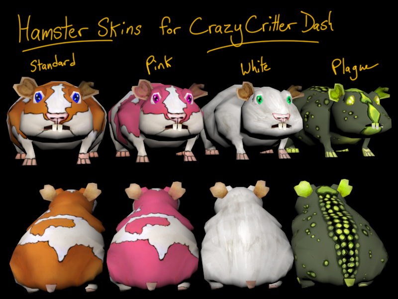 Hamster Skins image Crazy Critter Dash IndieDB
