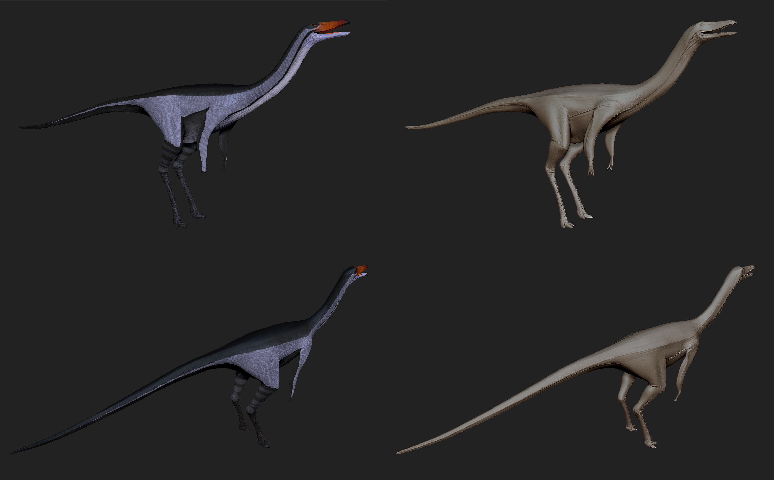 the gallimimus