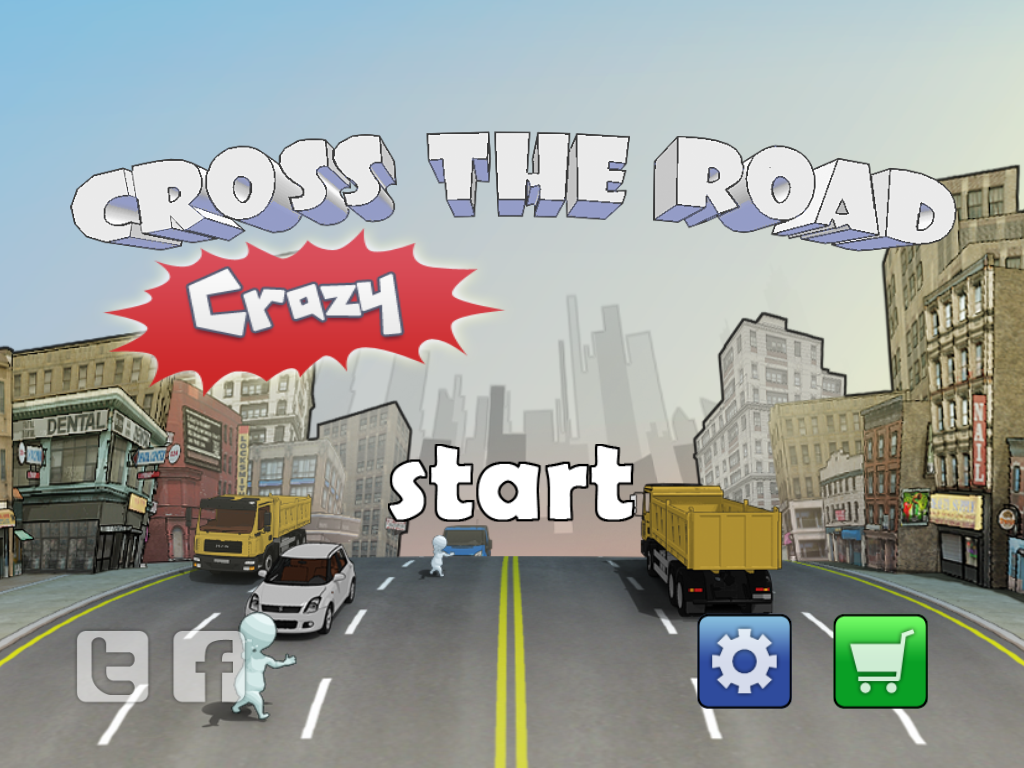 stickman crazy cross the road Windows, Mobile, iOS, iPad, Android,  AndroidTab game - IndieDB