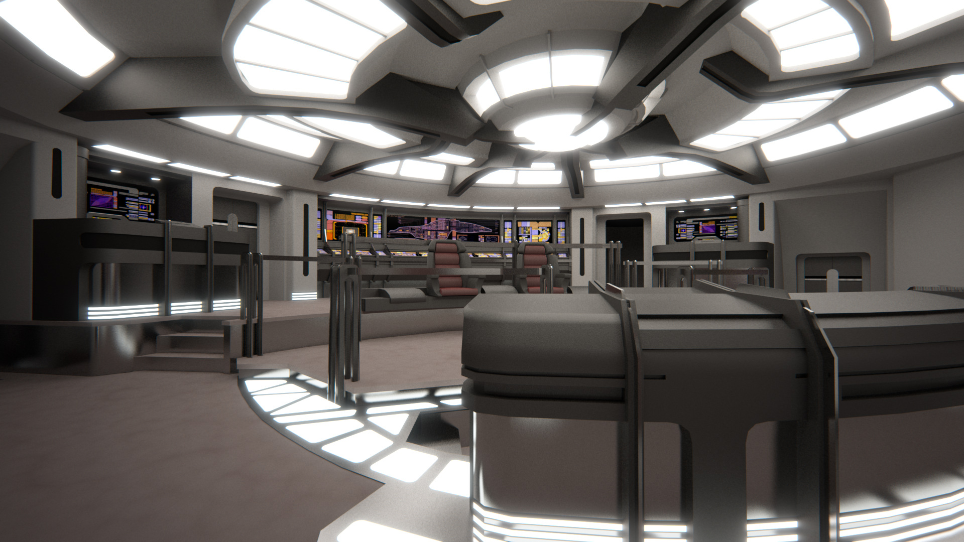 Bridge image - Star Trek Voyager Game Project - Indie DB